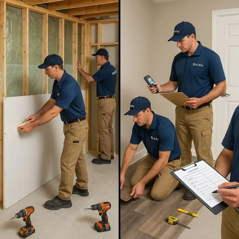 Repairs and Reconstruction process in Rosebank, NY